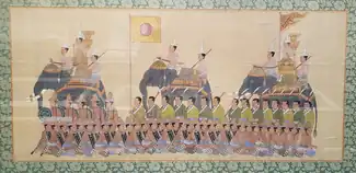 Pictured in this contemporary Siamese painting, the mercenary army of Japanese adventurer Yamada Nagamasa played a pivotal role in court intrigue during the first half of the 17th century.