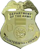 Counterintelligence Special Agent Badge