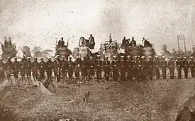 Siamese army during Haw wars in 1875