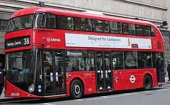 Image 25The New Routemaster built by Wrightbus has three entrances, two staircases and is designed to be reminiscent of the Routemaster.