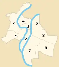 Arrondissements of Lyon