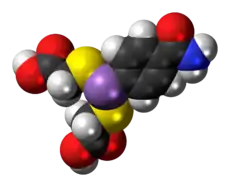 Space-filling model of arsenamide