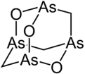 Structural formula of arsenicin A