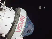 Image 22Earth and the Moon as seen from cislunar space on the 2022 Artemis 1 mission (from Outer space)