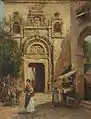 Spanish Streetscape, date unknown