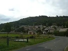 A general view of the village of Arzenc-de-Randon