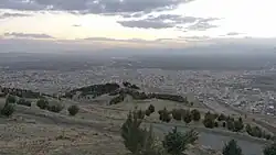 Asadabad city from top view