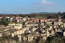 The church of St. Agatha in Asciano.