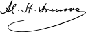 Signature of Asdreni