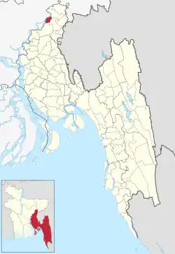 Location of Ashuganj