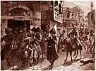Celebration of Ashura, (Persian:Shakhsey-Vakhsey),19th century