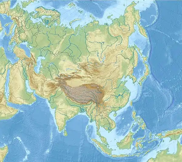 Samarqand is located in Asia