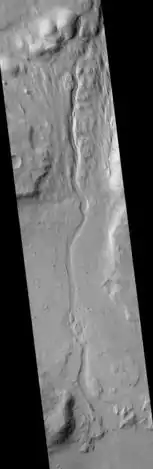 Asopus Vallis, as seen by HiRISE.