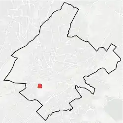 Location within Athens