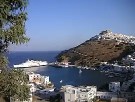 Image 71Harbor of the island of Astypalaia (from List of islands of Greece)