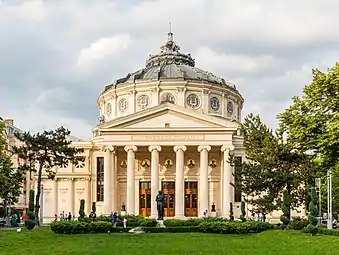 Romanian Athenaeum on Calea Victoriei, Bucharest, by Albert Galleron, 1886–1895