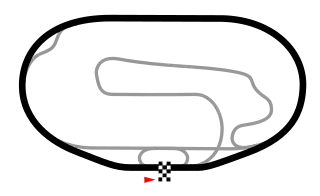 Atlanta Motor Speedway track layout