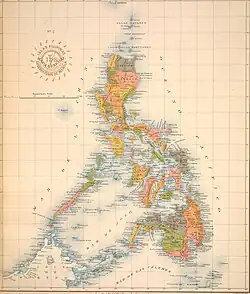 Territory claimed by the Revolutionary Government of the Philippines in Asia