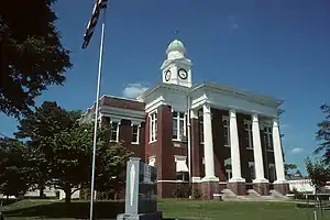 Attala County courthouse in Kosciusko