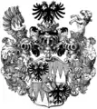 Ornate coat of arms of the Attems Family