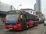 Stagecoach London Optare Versa in London in September 2013.