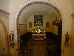 The Altar with the painting of The Assumption