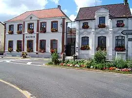 The town hall of Auchy-lès-Hesdin