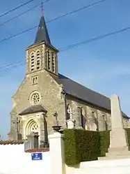 The church of Audembert