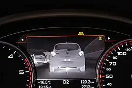 Automotive night vision display