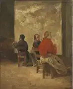 Attributed to Leprince, Intérieur d'atelier, c. 1826, Musée Magnin, Dijon.