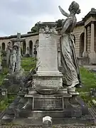 memorial in cemetery