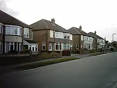 Image 65Typical 20th-century, three-bedroom semi-detached houses in England (from Culture of the United Kingdom)