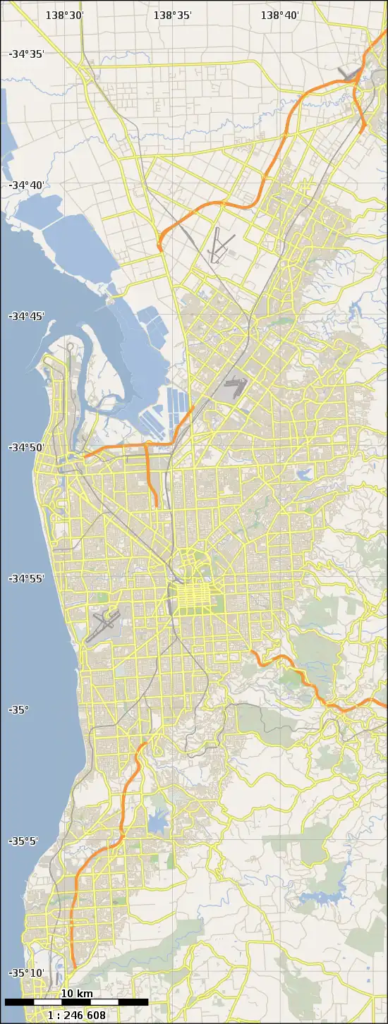 Football South Australia is located in Greater Adelaide