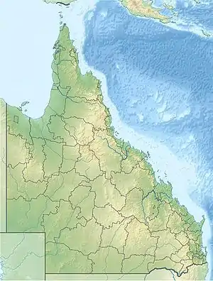 Box Log Falls is located in Queensland