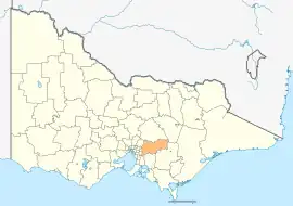 Location in Victoria