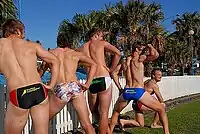 Image 6A group of Australian men wearing speedos. (from Culture of Australia)