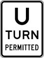 (R2-15) U-turn Permitted