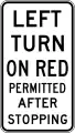 (R2-20) Left Turn on Red Permitted after Stopping