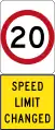 New 20 km/h Speed Limit (Used in South Australia)