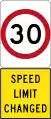 New 30 km/h Speed Limit (Used in South Australia)