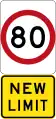 New 80 km/h Speed Limit (Used in Victoria)