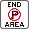 (R5-83) End of No Parking Area