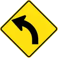 (W1-3) Curve to left