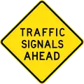 (W3-203) Traffic Signals ahead (Used in New South Wales)