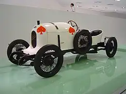 Austro-Daimler Sascha in the Porsche Museum in Stuttgart