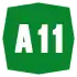 Autostrada A11 shield}}