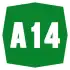 Autostrada A14 shield}}