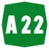 Autostrada A22 shield}}