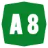 Autostrada A8 shield}}