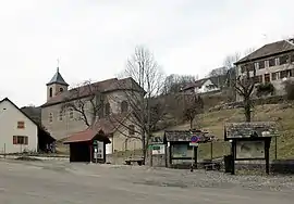 The church of  Notre-Dame-Auxiliatric, in Auxelles-Haut